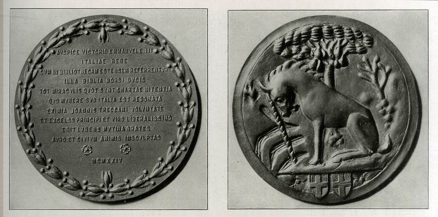 medaglia-commemorativa-della-bibbia-di-borso-deste-offerta-dal-municipio-di-modena-al-senatore-treccani
