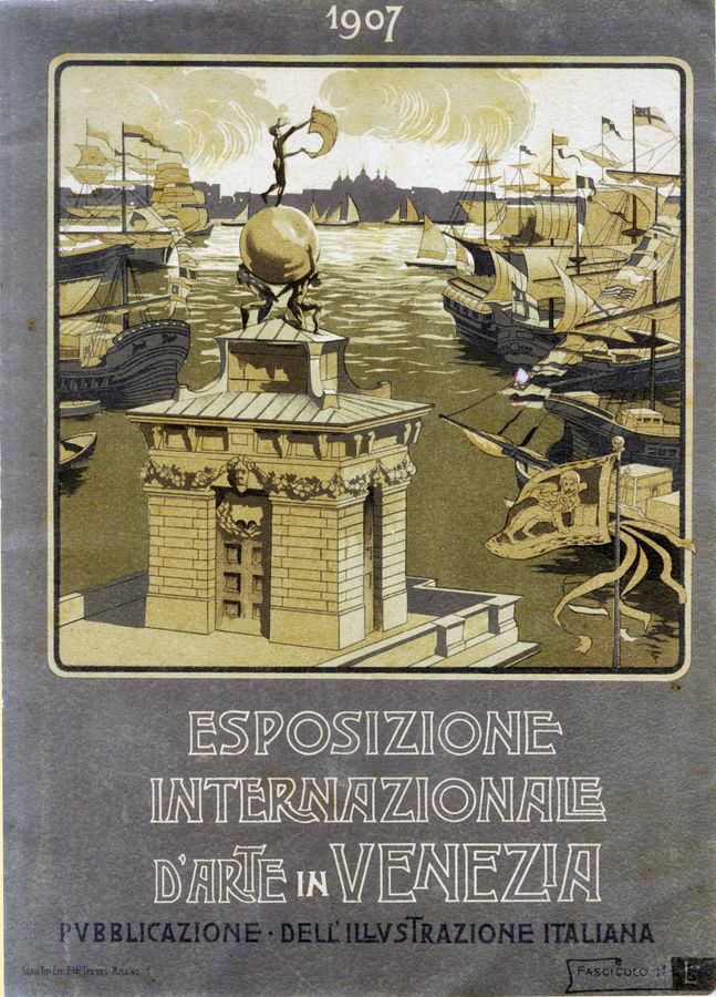 periodici-esposizione-iternazionale-darte-in-venezia-pubbl-dellillustrazione-italiana-fascicoli-n-i-ii-iii-1907-milano