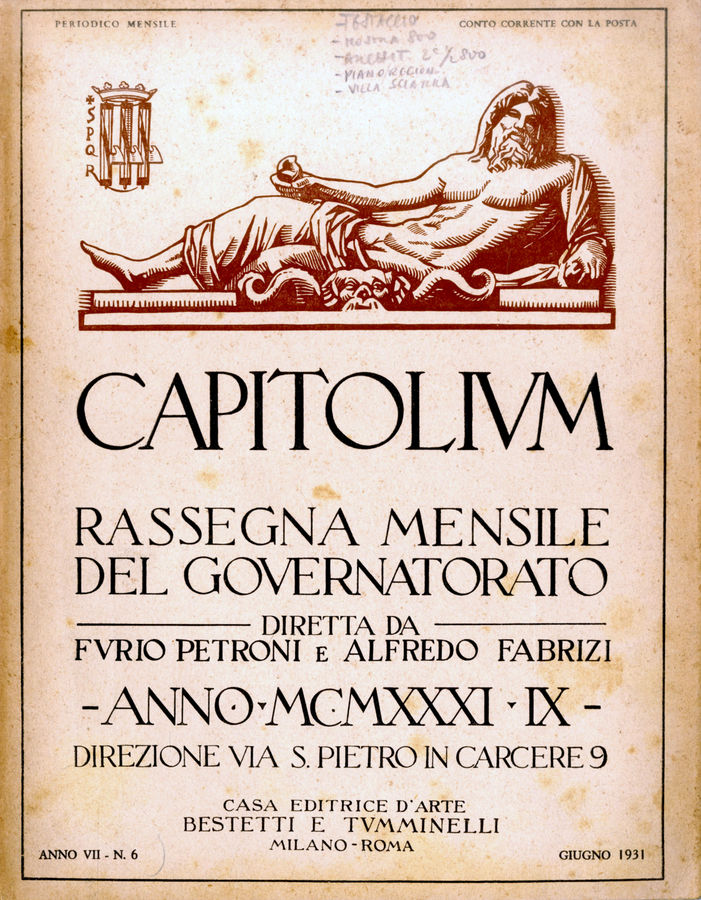periodici-capitolium-anno-vii-n-6-giugno-1931-roma
