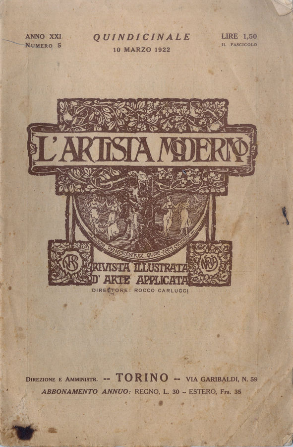 periodici-lartista-moderno-anno-xxi-n-5-10-marzo-1922-torino