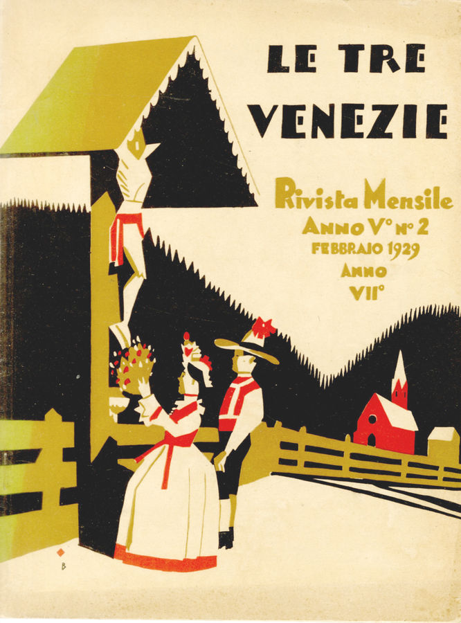 periodici-le-tre-venezie-anno-v-n-2-febbraio-1929-venezia-bernardini