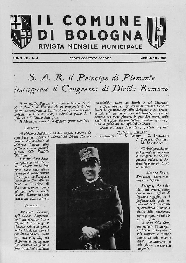 periodici-il-comune-di-bologna-anno-xx-n-4-aprile-1933-xi
