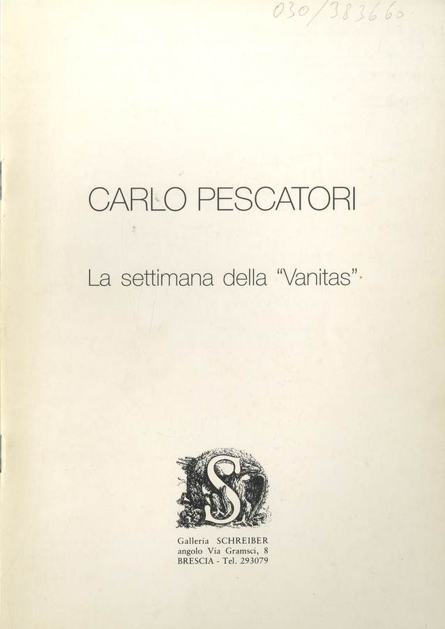 1991 - (Biblioteca d’Arte Sartori - Mantova).