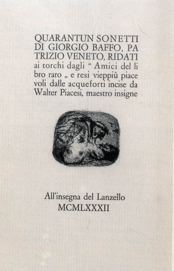 1982 - (Biblioteca d’Arte Sartori - Mantova).