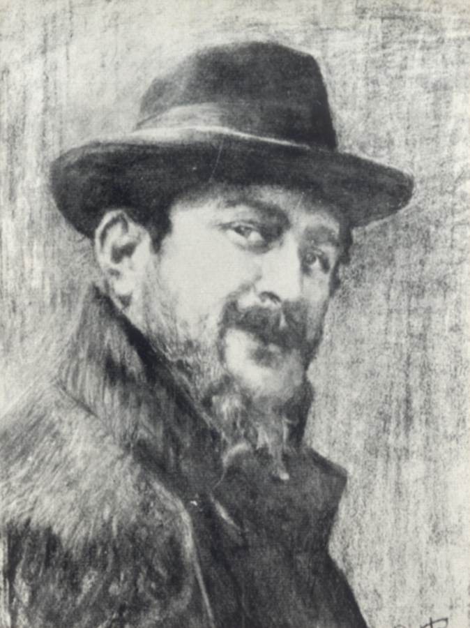 Aleardo Villa - (ritratto di Antonio Piatti)