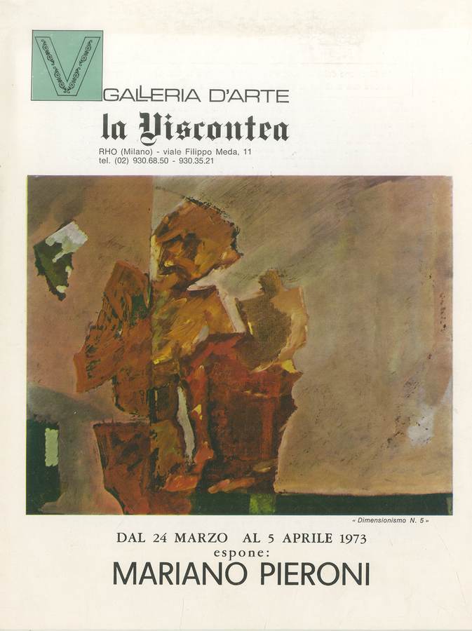 1973 - (Biblioteca d’Arte Sartori - Mantova).