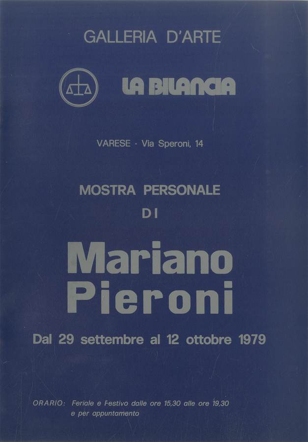 1979 - (Biblioteca d’Arte Sartori - Mantova).