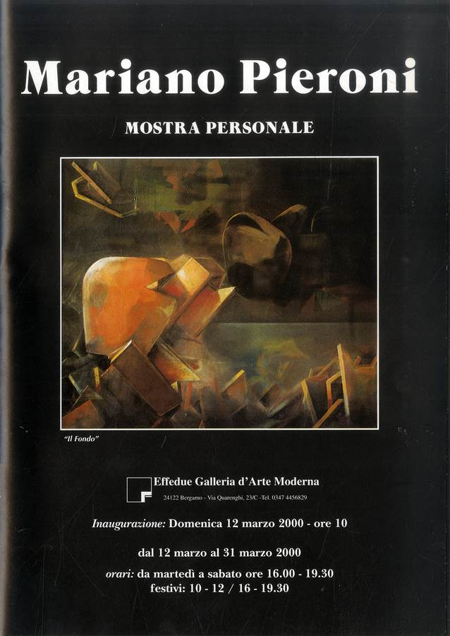 2000 - (Biblioteca d’Arte Sartori - Mantova).