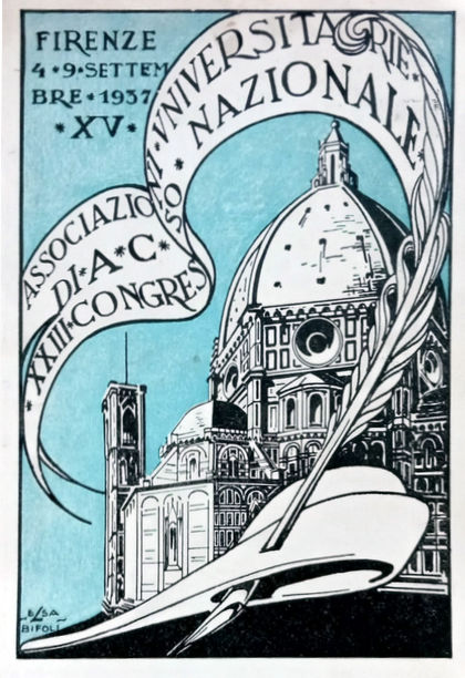 xxiii-congresso-nazionale-associazioni-universitarie-di-ac-firenze-4-9-settembre-1937-cartolina