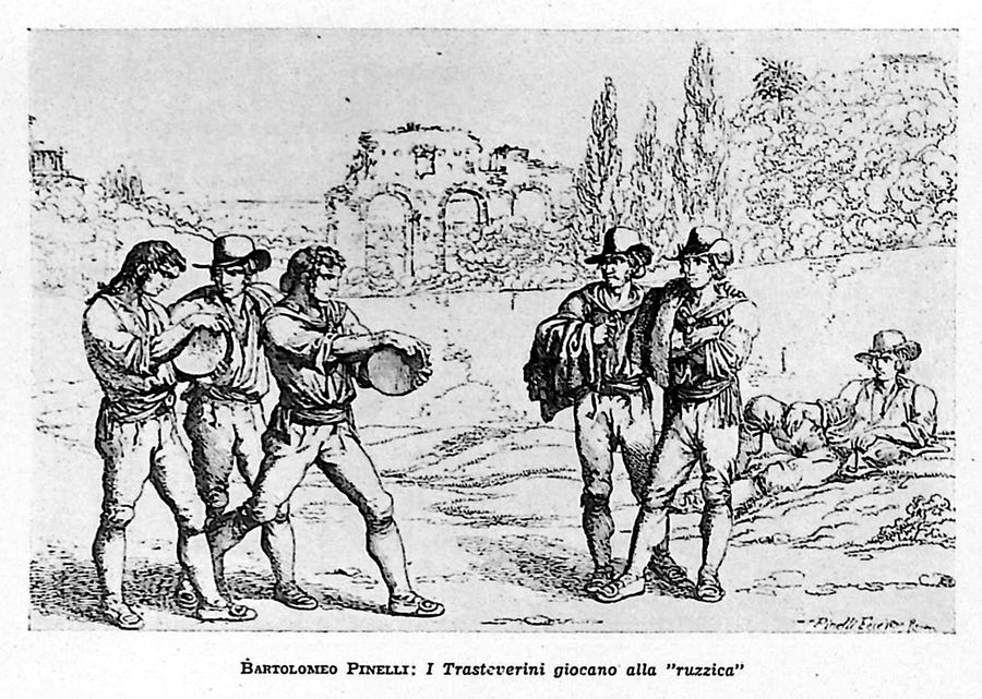 i-trasteverini-giocano-alla-ruzzica