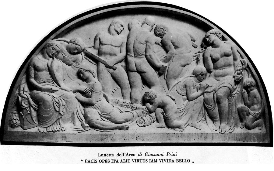 lunetta-pacis-opes-ita-alit-virtus-iam-vivida-bello-arco-della-vittoria-genova