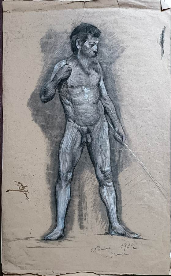 studio-nudo-maschile-di-vecchio