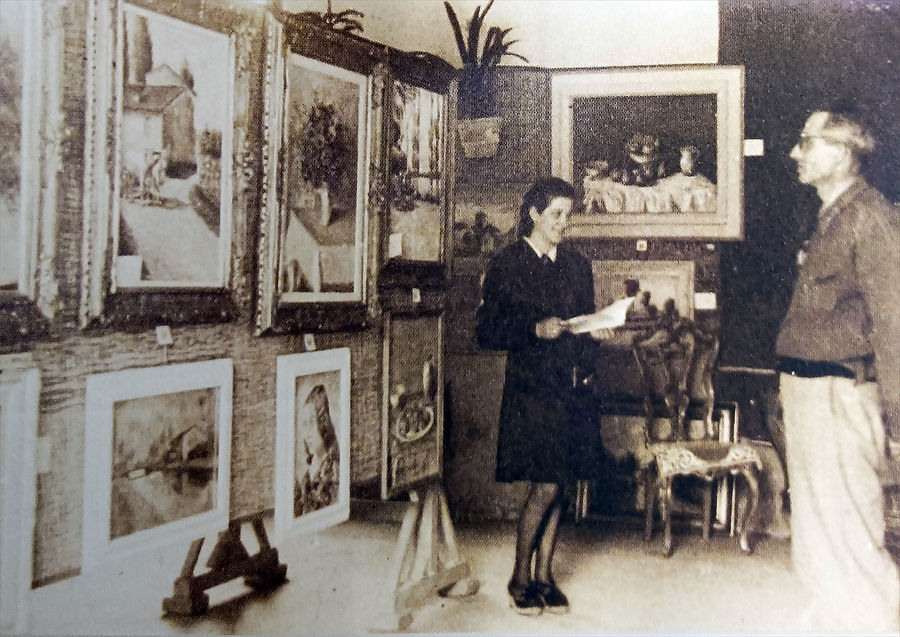 Oscar Rinaldi - 1944, mostra all'Asilo di Castel d'Ario.