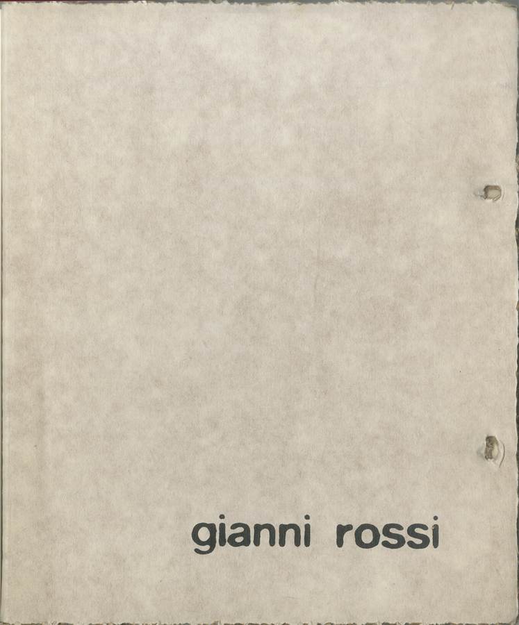 1987 - (Biblioteca d’Arte Sartori - Mantova).