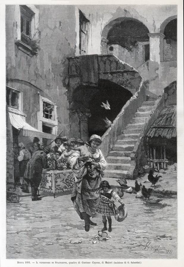 brera-1891-il-venditore-di-statuette-quadro-di-gaetano-capone-di-maiori-incisione-di-g-sabattini