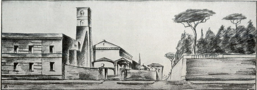 veduta-dellabside-della-basilica-dalla-via-nomenta-roma-s-agnese