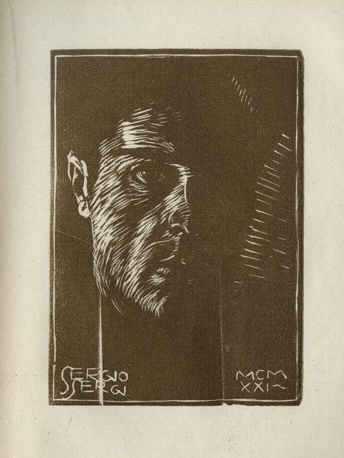 Sergio Sergi - (Autoritratto, 1921)