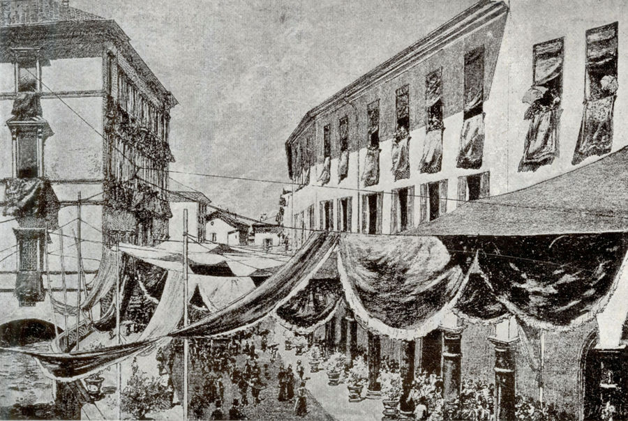 laddobbo-delle-strade-parrocchiali-per-la-processione-eucaristica-bologna