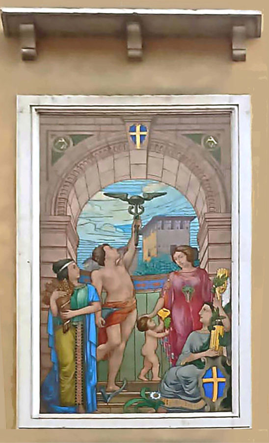 mantova-cassa-di-risparmio-di-verona-e-vicenza-mosaico-facciata