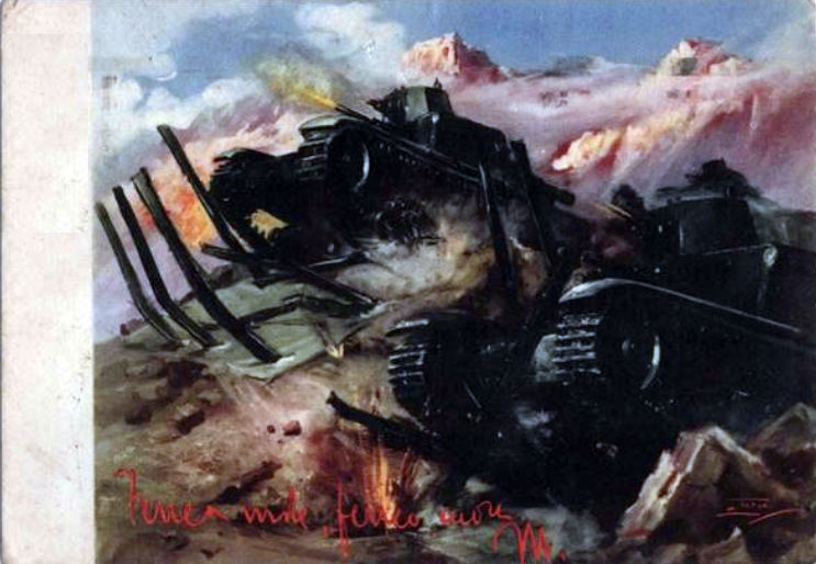 330-reggimento-carristi-littorio-cartolina