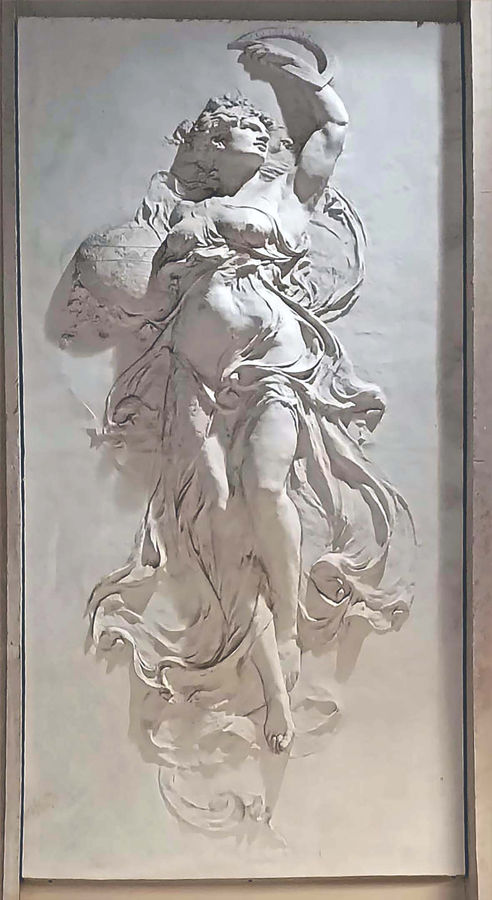 la-geografia-simboli-delle-scienze-nei-lacunari-bronzei-del-portico-altare-della-patria-roma-modello-in-gesso