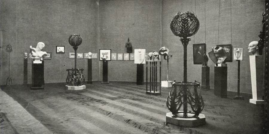 1922 - Biennale di Venezia, Mostra dello scultore Adolfo Wildt e dei ferri battuti di A. Mazzacotelli