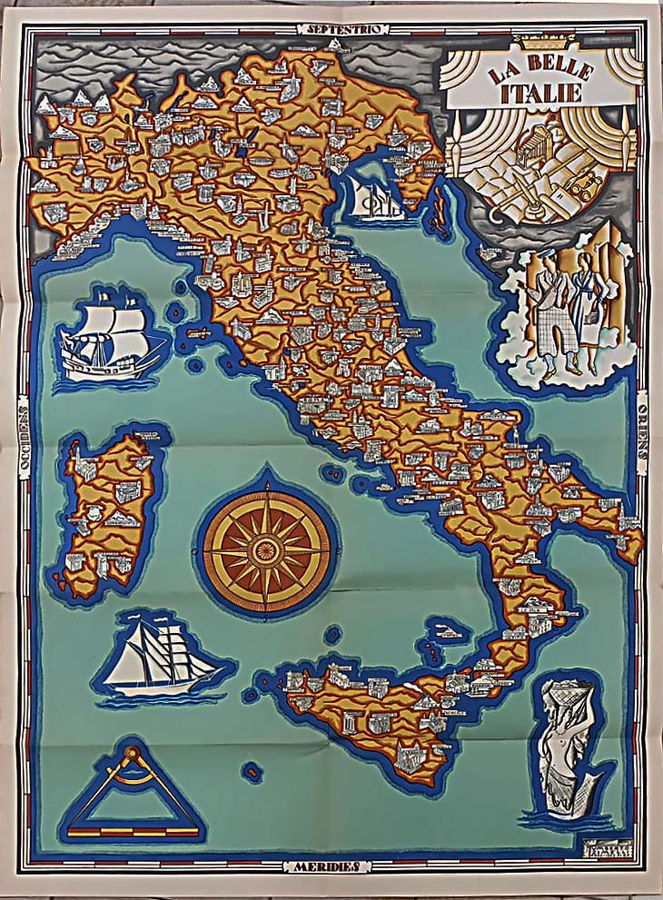 la-belle-italie-carta-geografica