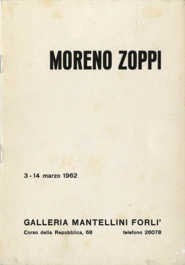 1962 - (Biblioteca d’Arte Sartori - Mantova).